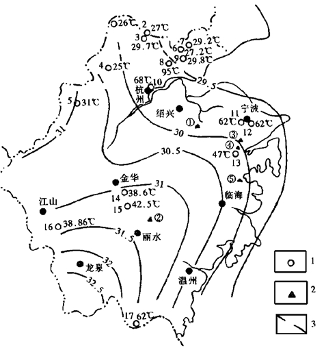 浙江省地熱資源分布規(guī)律 浙江省地熱資源分布規(guī)律